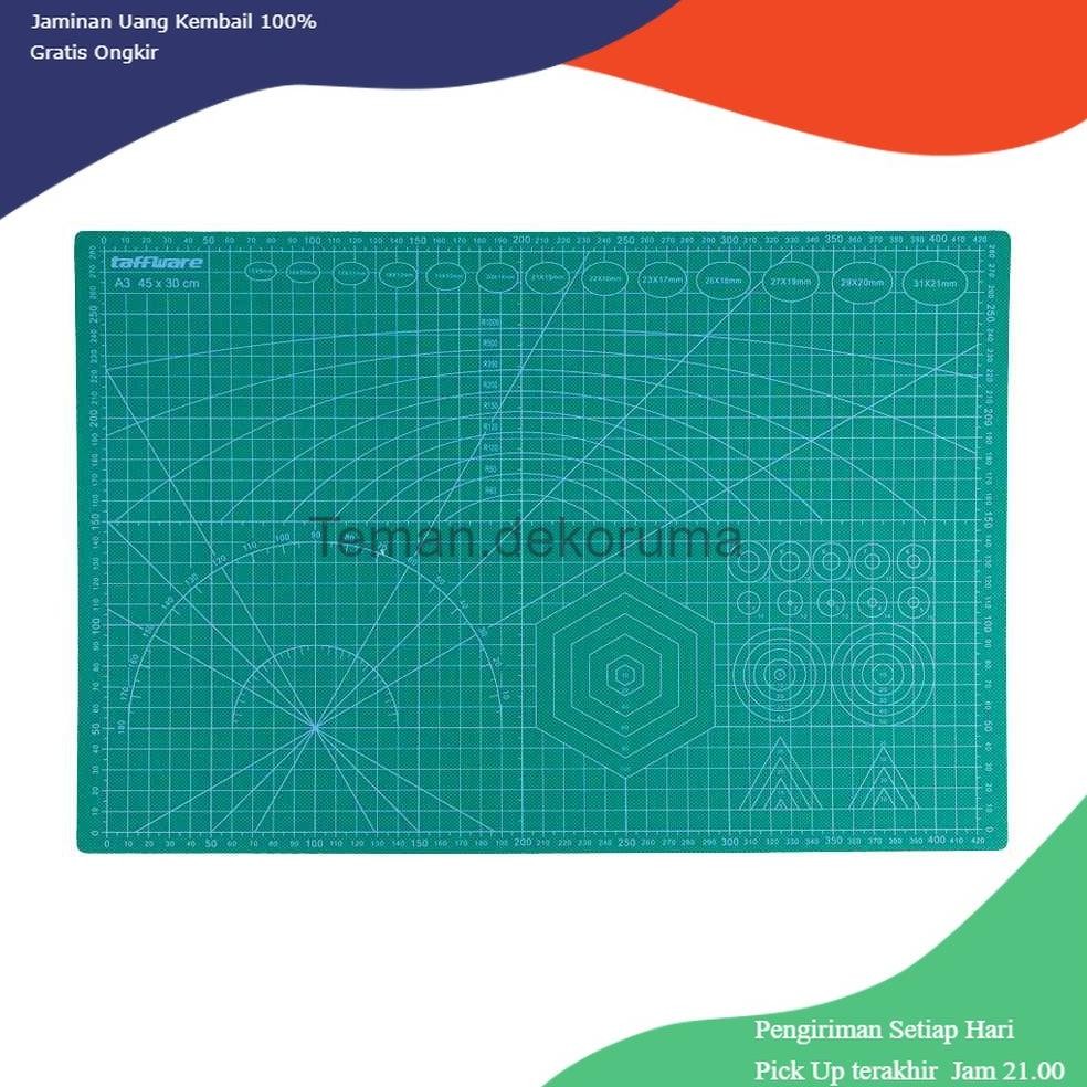 

Readyy!! TD - PKK Taffware Work Cutting Mat Pad A3 45 x 30cm