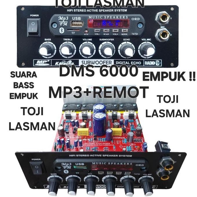 KIT SPEAKER AKTIF DMS 6000 + MP3
