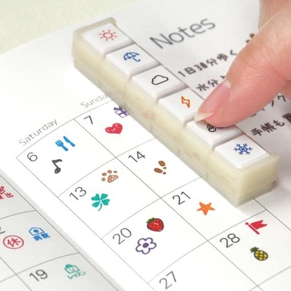 

Readyy!! Kodomo No Kao Pochitto6 Stamp Standing 6 in 1 Stempel