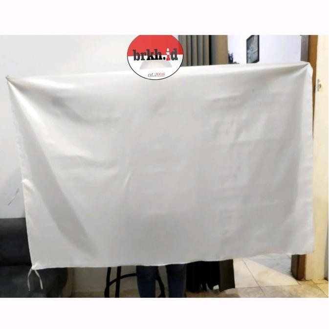 Bendera Polos Putih 100x150 Cm Spanduk Dekorasi Kain murah