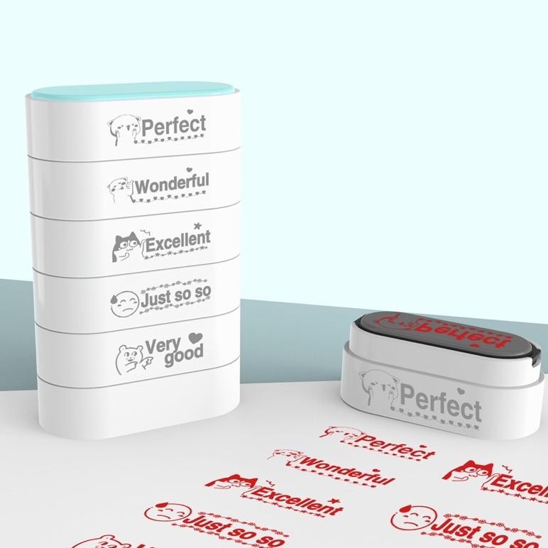 

Readyy!! Teachers Stamp / Reward Stamp / Stempel Penilaian Anak Sekolah / Stempel Guru Praise Reward Stamps Motivation Sticker School