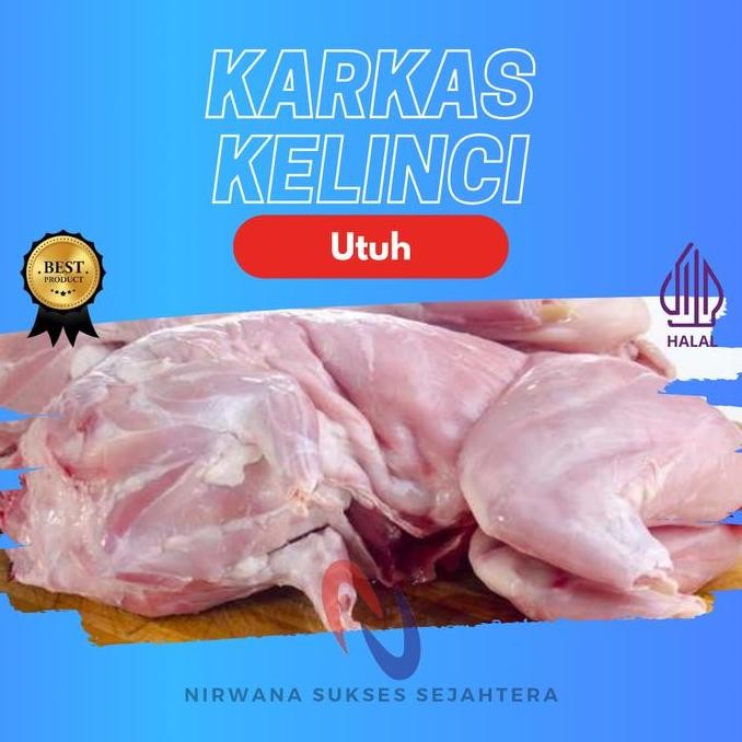 

Kelinci Pedaging Utuh / Whole Rabbit Meat #Gratisongkir