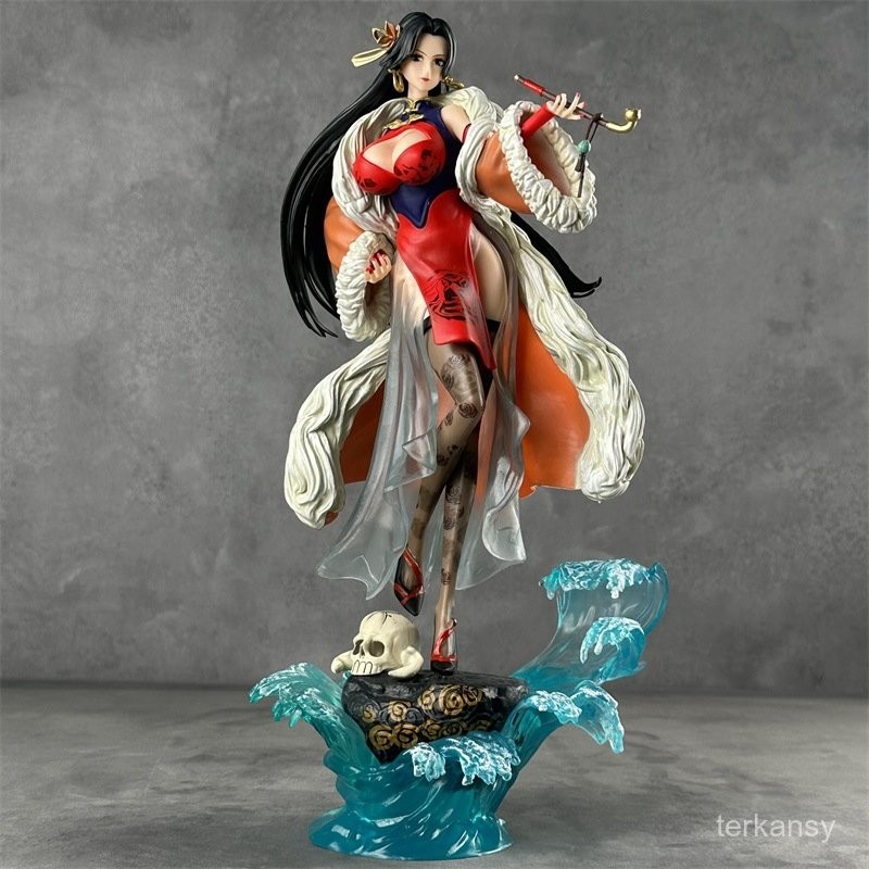 One Piece Figure National Style Cheongsam Female Emperor Large Scale Anime Model Female Figurine