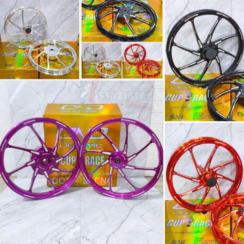 Terlaris Velg Delkevic M8 P-8 Ak88 M-8 Ring 17 Vario 110 / 125 / 150 / Vario 160 Cbs / Aerox Old / A