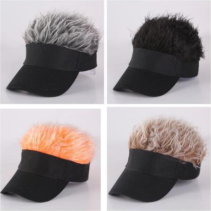 TOPI UNIK WIG RAMBUT COSPLAY TOPI PRIA WANITA RAMBUT PALSU murah