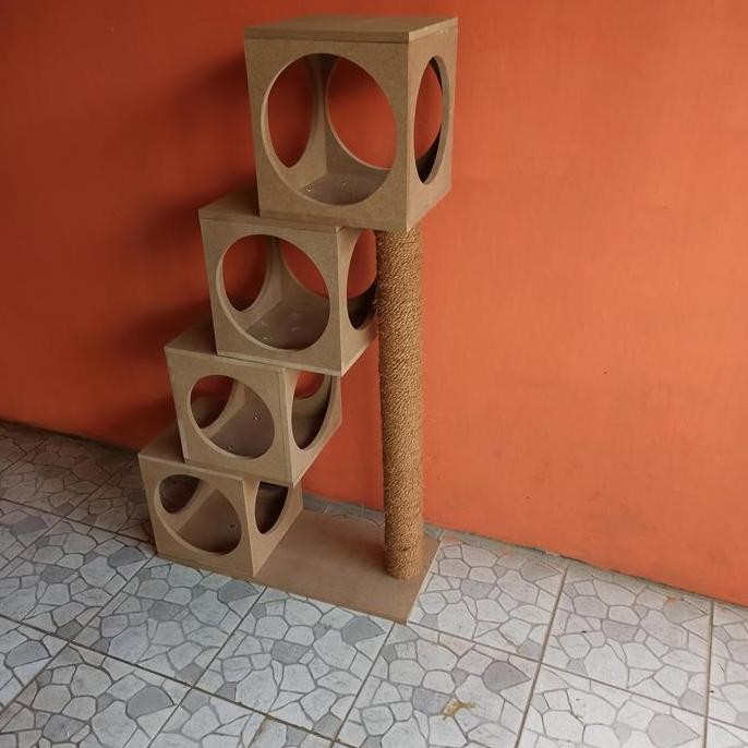 cat box rumah mainan kucing | cat tree | cat condo murah