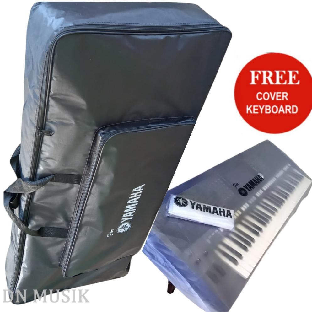 Terlaris Tas Keyboard Yamaha Psr E 473,Psr E463, Psr E453,Bonus Cover Trasparan