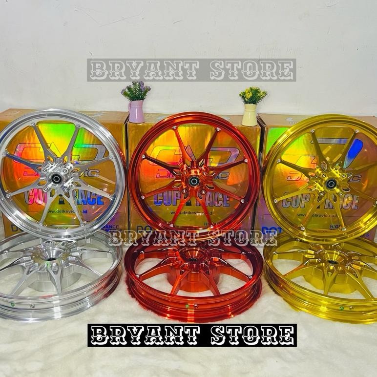 Terlaris Delkevic Dnd Original Velg Racing Cnc D-8 Palang 8 185X14 & 215X14 Vario 110 Vario 125 Vari