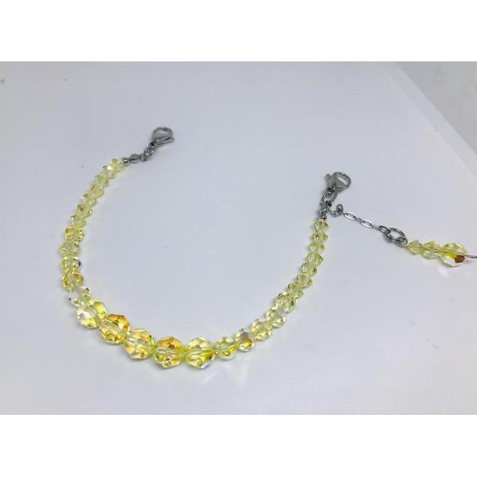 Baru  Konektor Pengait Tali Masker Kristal Swarovski Asli Masker Hijab