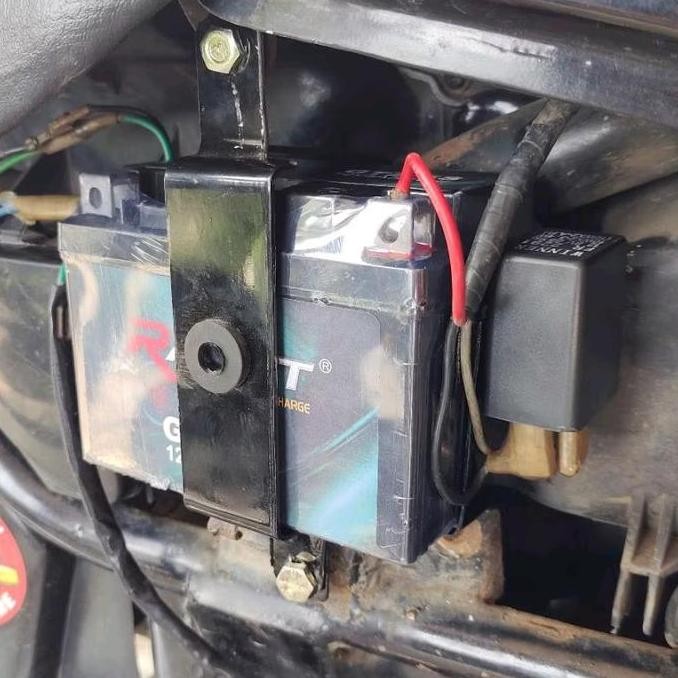 Rumah Aki Honda win 12volt Rangkaian Lampu 12volt win100 Aki Beat Metik Aki Kering Dan Aki GL Basah 