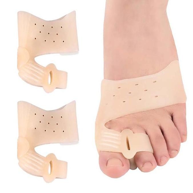 New  COD1 Pair Pemisah Jari Kaki Pemisah Jempol Kaki Penyangga Jempol Kaki Alat Korektor Jempol Kaki