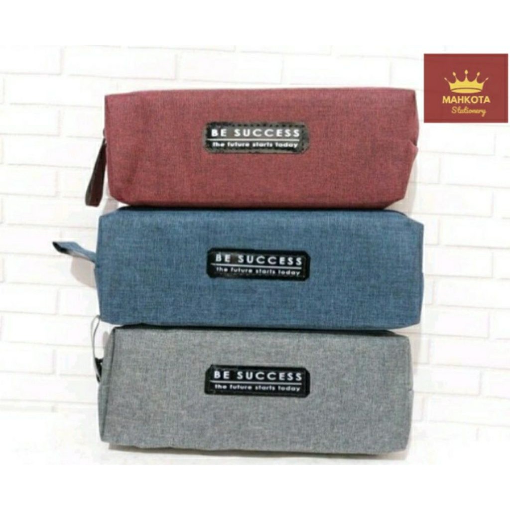 

Kotak Pensil Kain BE SUCCES/Kotak Pensil kain Simple Polos