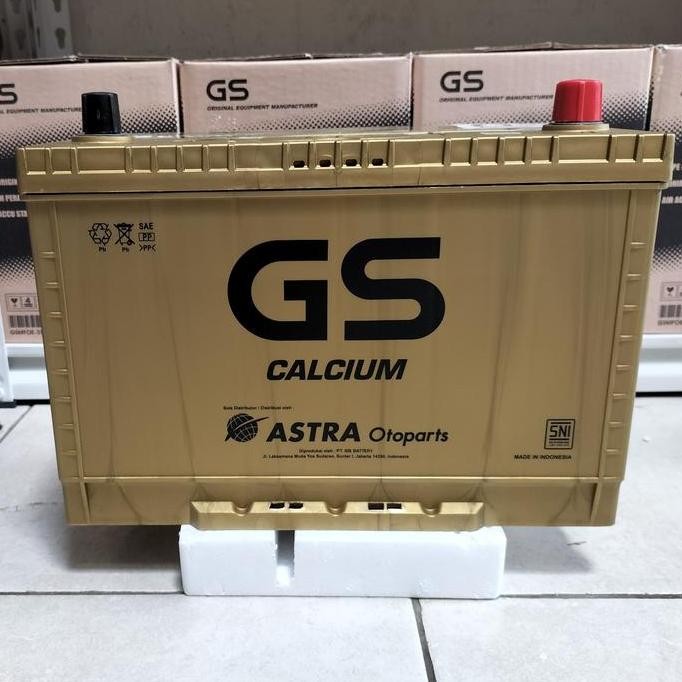 Aki Mobil Pajero Dakar, Fortuner Diesel 105D31L GS Astra Calsium 80ah murah