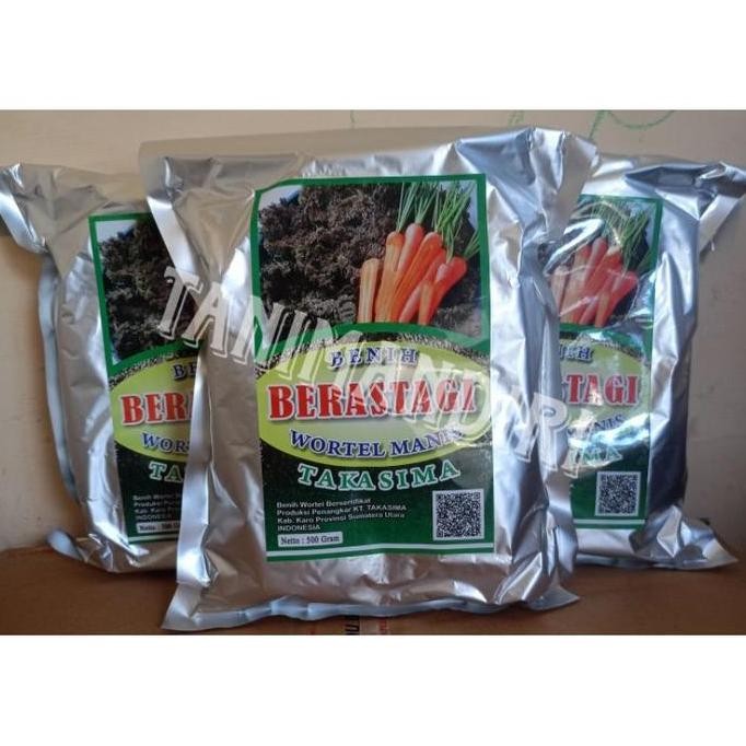 

New Item!, Benih Wortel Manis Berastagi Takasima 500 Gram