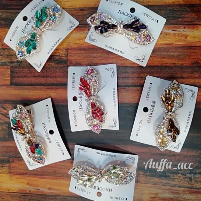 Jepit Rambut Dewasa Otomatis Mata Mewah Jepitan murah