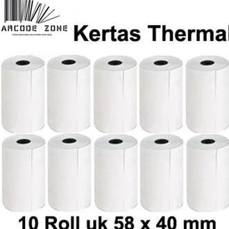 

Flash Sale Kertas Struk Thermal Paper / POS Mobile Printer - EDC VSC 58x40mm -13 !!