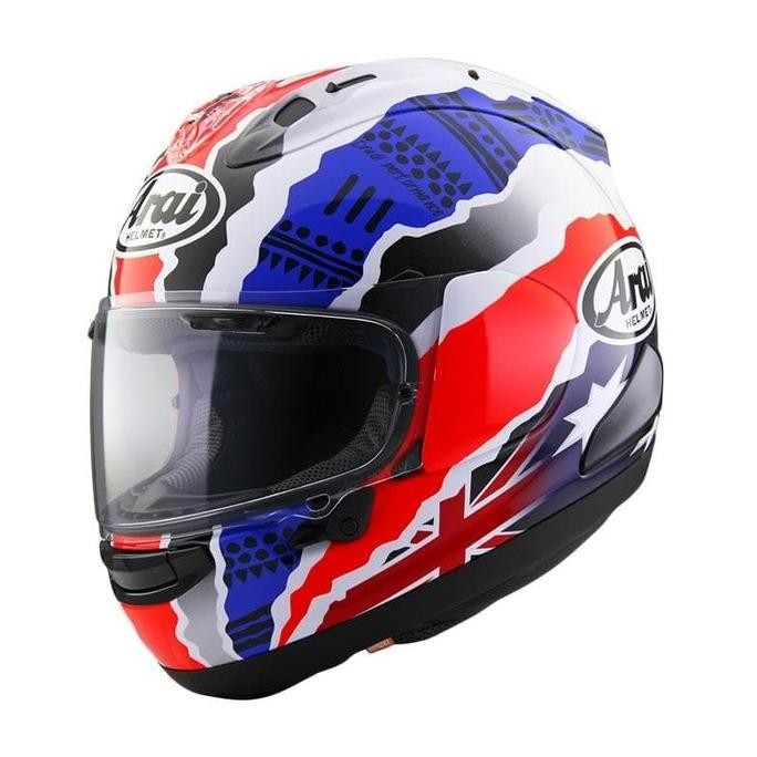 TERLARIS - Arai SNI RX7X DOOHAN Original Helm Full Face - Blue Red Black