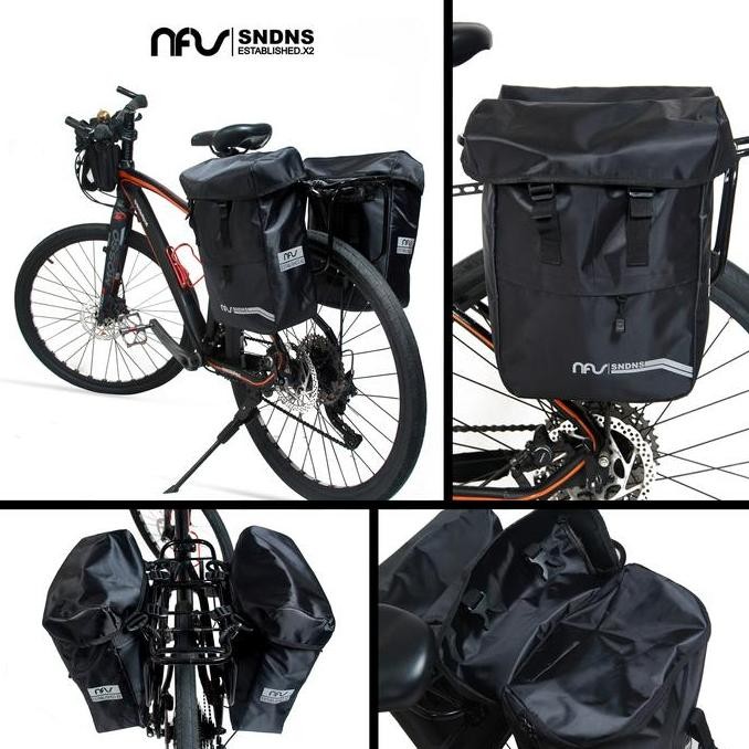 TERMURAH - Tas Sepeda Touring Depan || Tas Belakang Sepeda Lipat TR.5