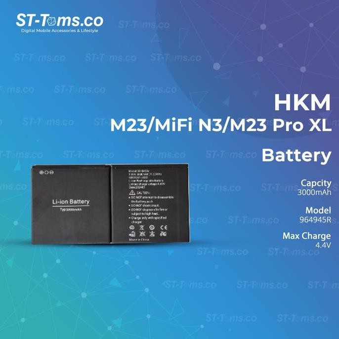 Batre HKM M23 Orbit N3 M23Pro XL 3000mAh