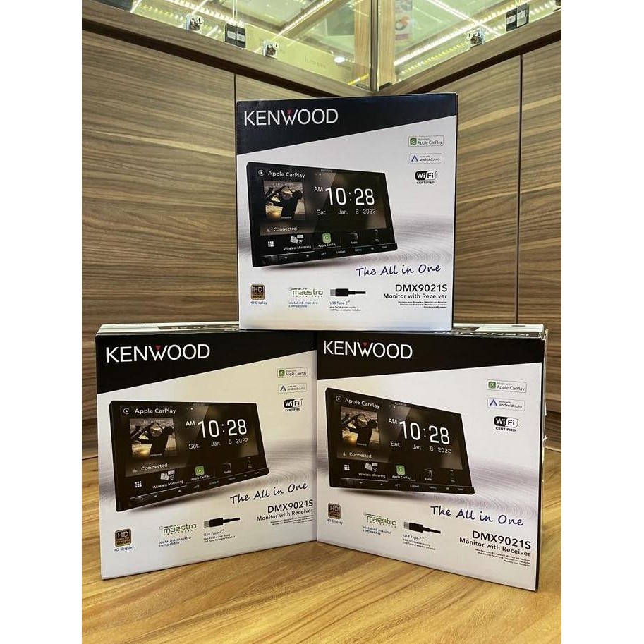 * Head Unit Kenwood Dmx9021S - Double Din Kenwood Dmx 9021 S - Resmi *