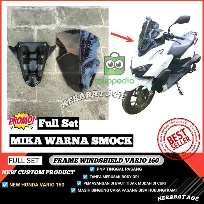 Windshield Winsil Vario 160 Full Set Aksesoris Modifikasi Custom Original Dan Terpercaya