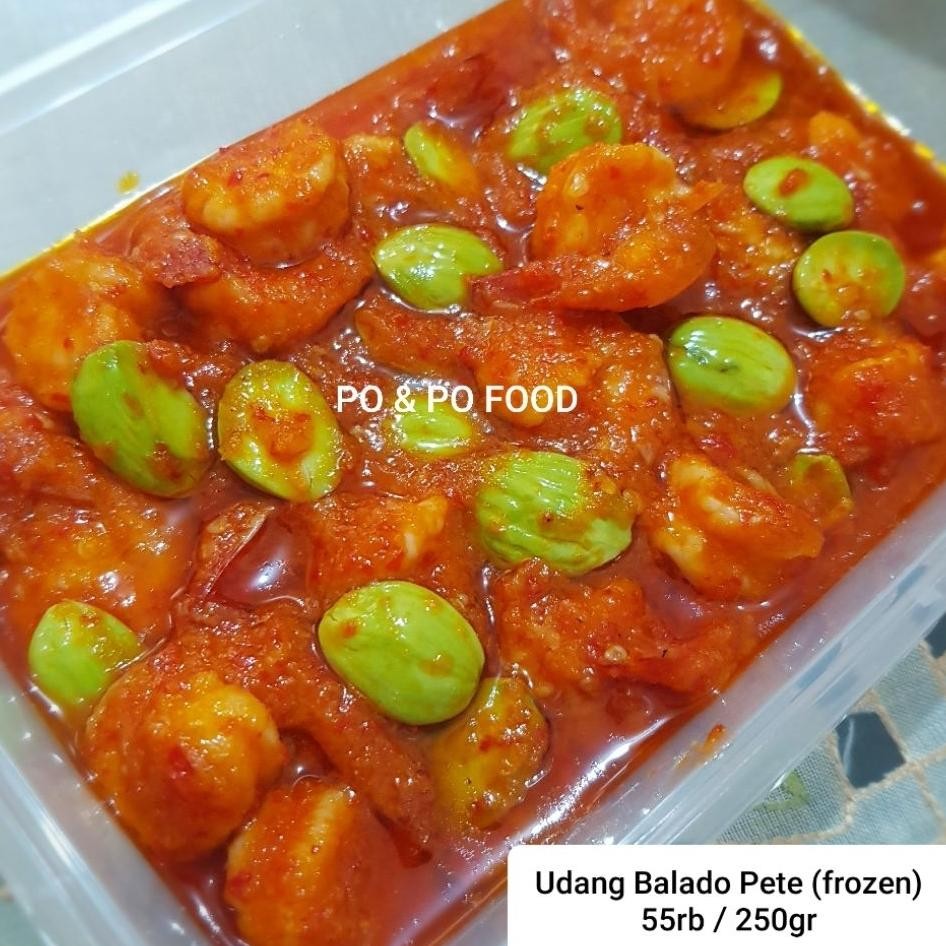 

Udang Balado Pete 250Gr Frozen Udang Kupas Sambal Pete Lauk Frozen Praktis Home Made Sayur Rumahan Sambalado Sambel Beku N Ready To Eat Makanan Siap Saji Nt Food Enak Lezat Seafood