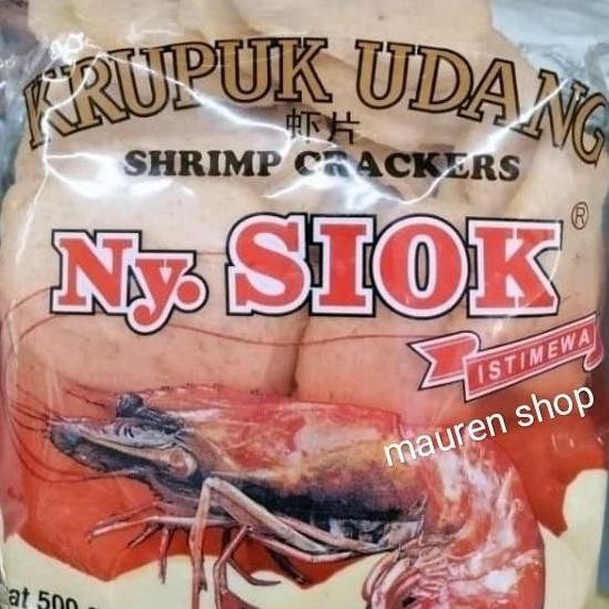 

Krupuk Udang Ny Siok Oval/Keping 500 Gram #Gratisongkir