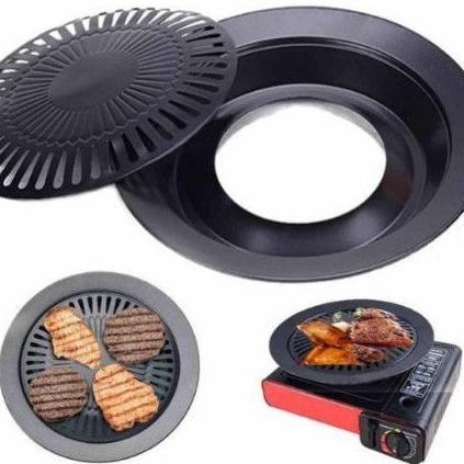 ''Terlaris" Smokeless Panggangan Pemanggang Daging Bbq Grill 32 Cm / Smokeles Smokeless Barbeque Gri