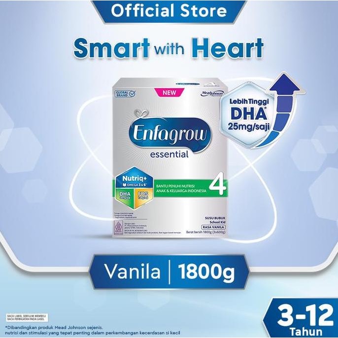 

terbaru enfagrow essential 4 susu formula anak 3-12 tahun 1800gr shopee