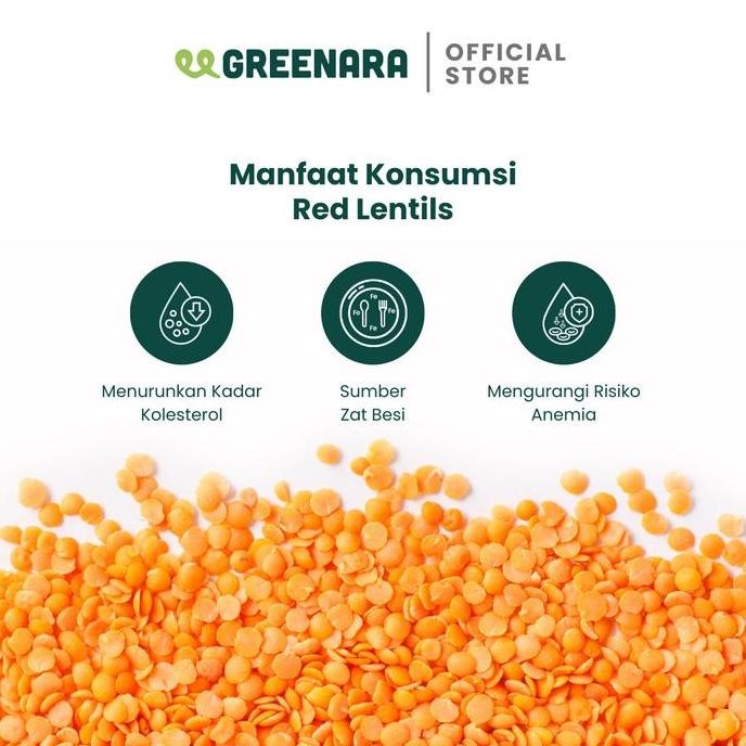 

Lentil Merah 1 Kg / Red Whole Lentils #Gratisongkir