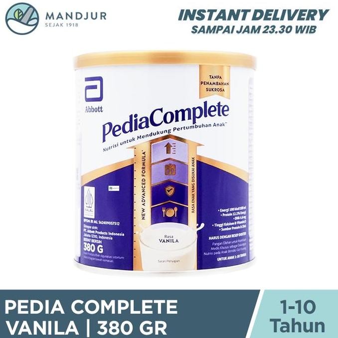 

terbaru pediasure complete susu formula anak malnutrisi rasa vanila 380gr shopee