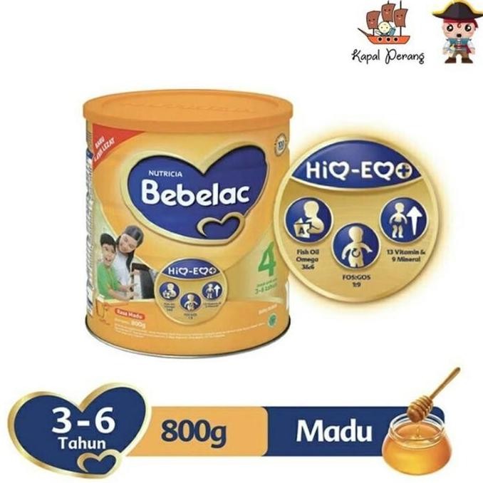

terbaru bebelac 4 madu susu formula anak 800g - nutrisi lengkap