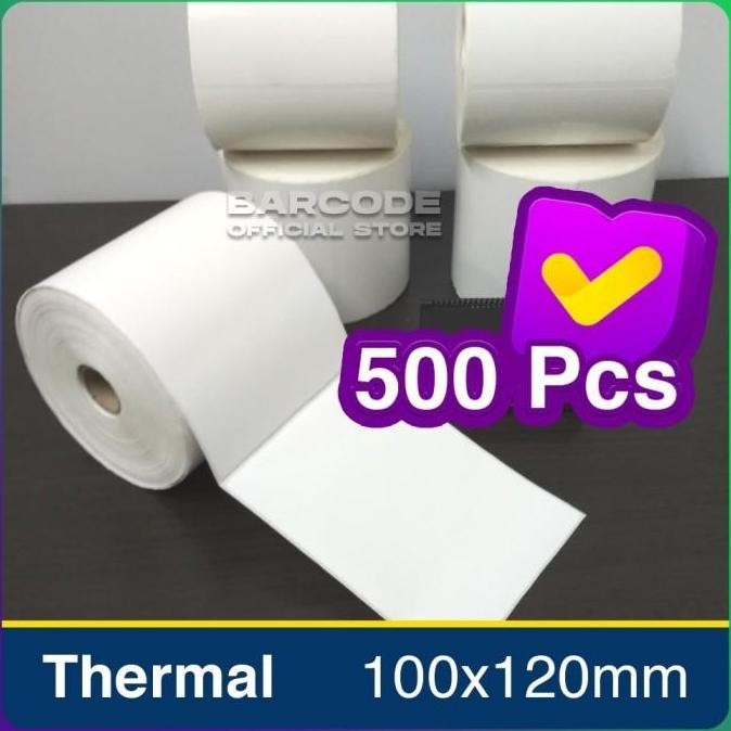 

Baru Label Stiker Thermal 100X120Mm 1 Line - Kertas Label Pengiriman Resi Core 1