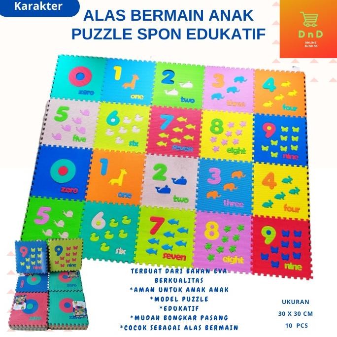 ''Terlaris" Karpet Puzzle Anak / Matras Puzzle / Alas Bermain Anak Edukasi 30Cm X 30Cm X 1Cm Murah