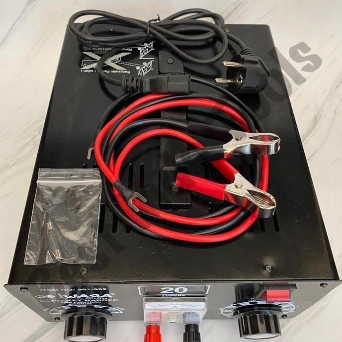 BATTERY CHARGE IWARA 15 20 40 60 80 100 120 A AMPERE CAS BATERAI CHARGER AKI CHARGING ACCU MOTOR MOB