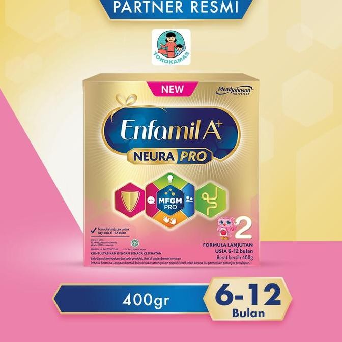 

terbaru enfamil a+ 2 tahap 2 susu formula bayi 400gr original