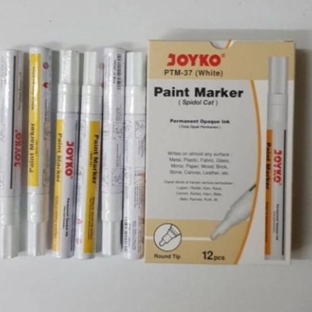 

SPIDOL PAINT MARKER JOYKO PUTIH PERMANEN ORIGINAL DAN TERPERCAYA