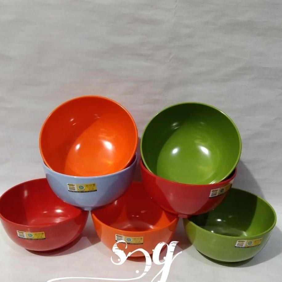 3Pcs Mangkok Kaki Melamin 6 Inch Golden Dragon 3 Mangkok Baso Mie Ayam Sup W06 Golden Dragon