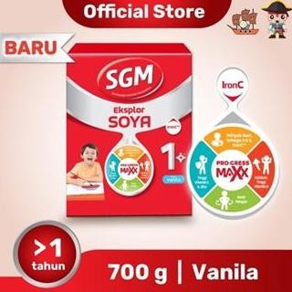 terbaru sgm eksplor soya 1-5 tahun susu formula bebas laktosa vanila 700g