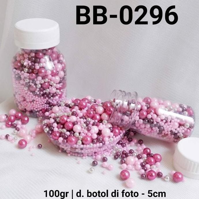 

%$%$%$%$] BB-0296 Sprinkles sprinkle springkel 100gr mutiara pink ungu