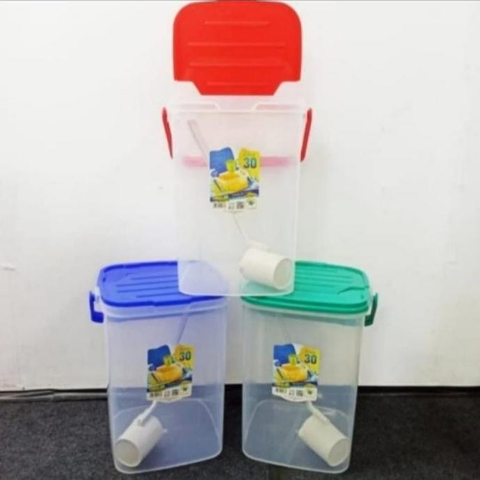 Tempat Es Buah 30 Liter+Gayung/Toples Gayung/Aquarium Es 30 Liter