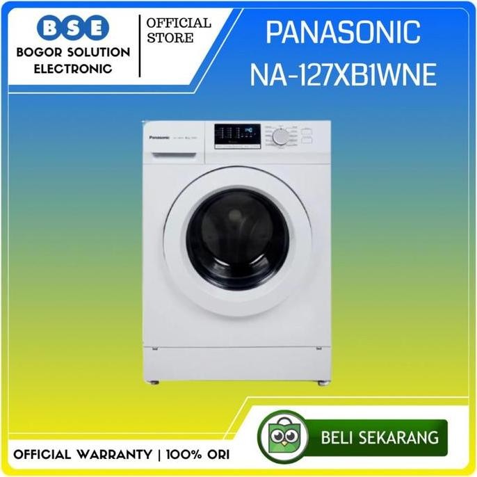 TERLARIS - MESIN CUCI PANASONIC NA127XB1WNE 7KG PANASONIC NA127XB FRONT LOADING