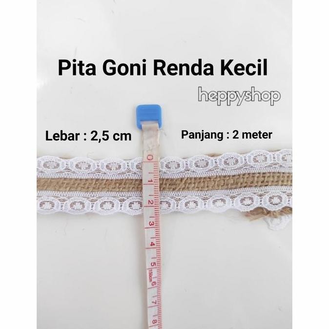 

~^~^~^] Pita Goni Renda Kecil, Pita Burlap