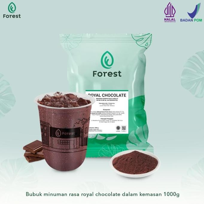 

Terlaris Bubuk Minuman Royal Chocolate Powder 1000 G - Forest Bubble Drink Ready Stok