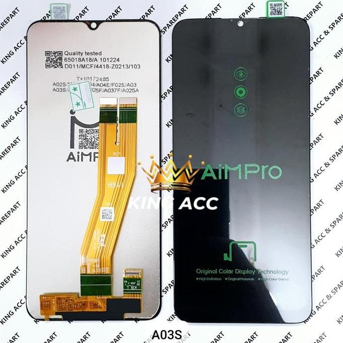 TERLARIS - NEW AIMPRO LCD TOUCHSCREEN SAMSUNG GALAXY A03S / A03 / A035 / A037F / A02S / A025 / A025F