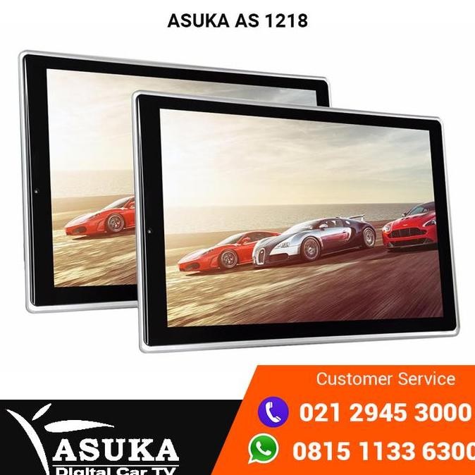 Asuka AS 1218 Headrest Monitor ClipOn Android 12.1