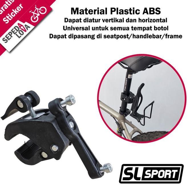 Holder Bracket Tempat Botol Minum Stang Dan Seatpost Sepeda Sl Sport