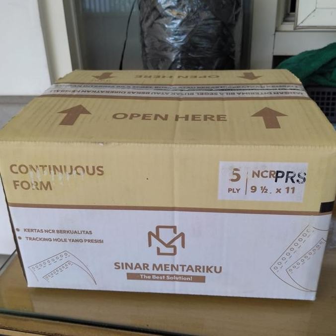 

5 Ply : 2 Prs Warna Kertas Continuous Form Sinar Mentari 9 1/2" X 11