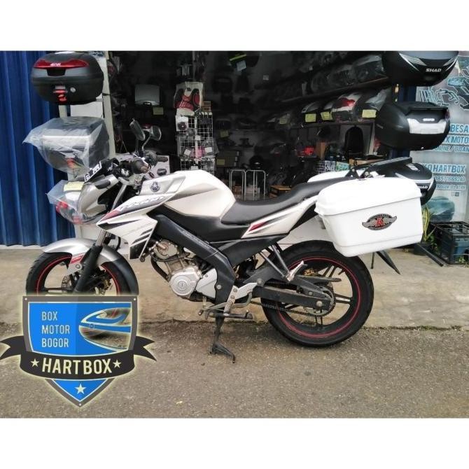 SideBox KMI White / Box Samping KMI /Box Motor Samping KMI Vixion