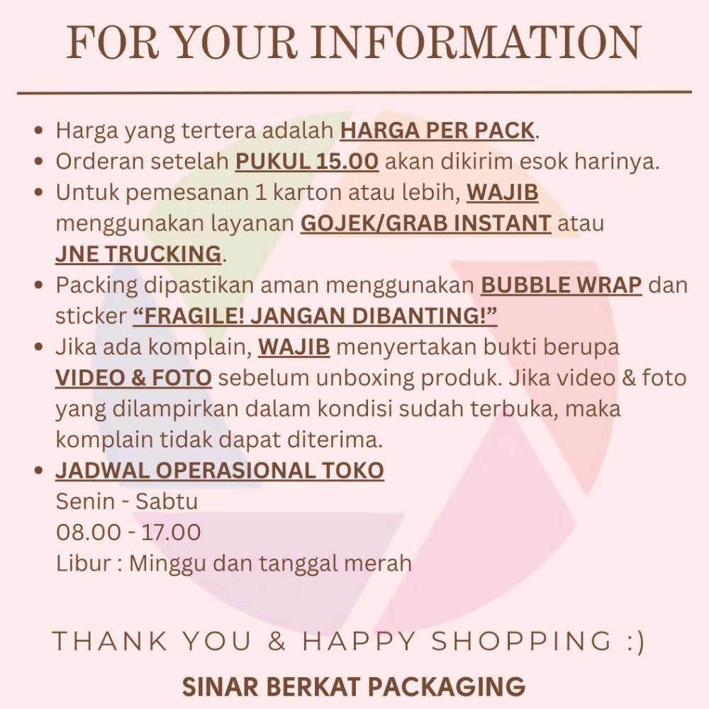 Mika Kue CX 2 Tebal / Mika Box CX 2 Tebal